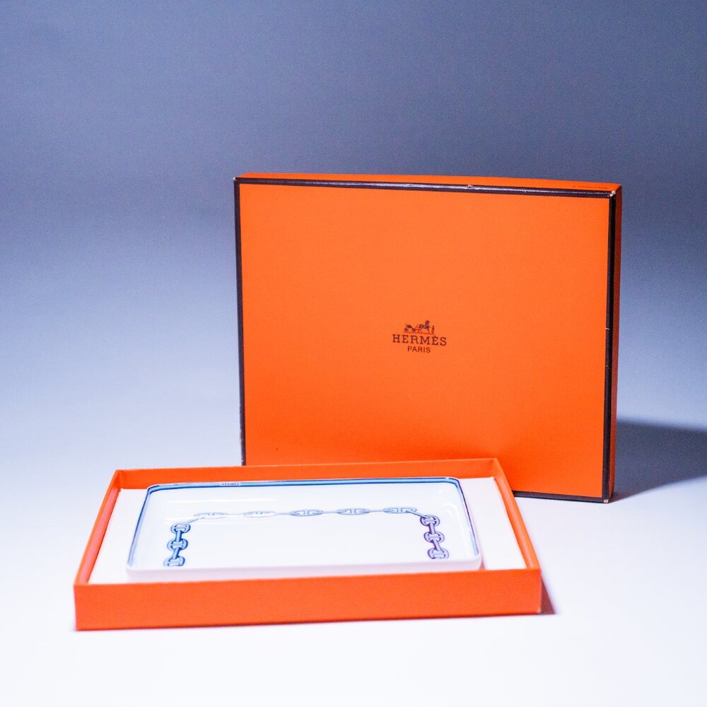 Hermès Chaîne d'Ancre Ceramic Dish